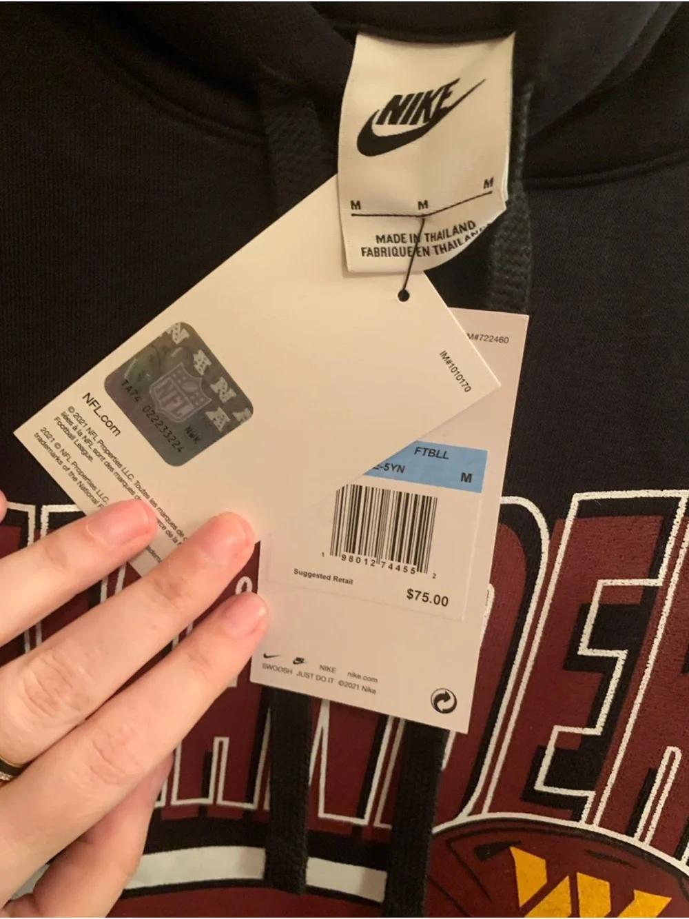 Nike NFL Washington Commanders Hoodie